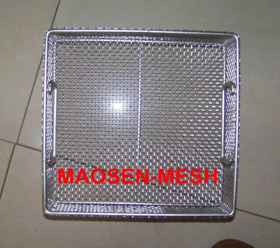 Sus304 Wire Mesh Basket / Metal Baket For Filter , Medecial , Kitchen