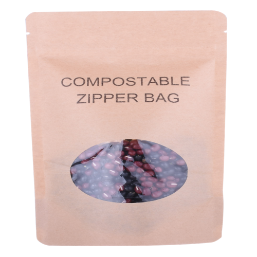 Benutzerdefinierte Produktionsstandard-Top-Reißverschluss Kompostierbare Kaffeeverpackungen