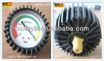 63mm rubber cover pressure gauge