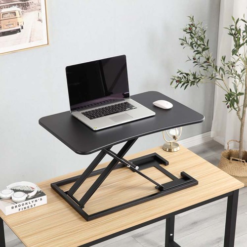 Riser de bureau debout réglable en hauteur pneumatique