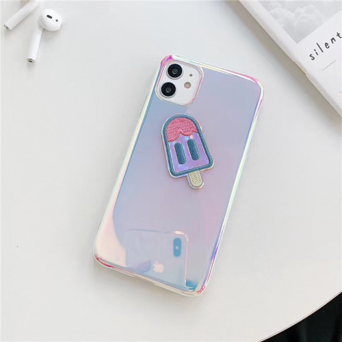 New 3D Embroidery PU Leather Customized Phone Cases