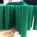 Malha de fios soldados de PVC verde