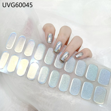 UV Lamp Cured Manicure: Long Lasting DIY Nail Stickers