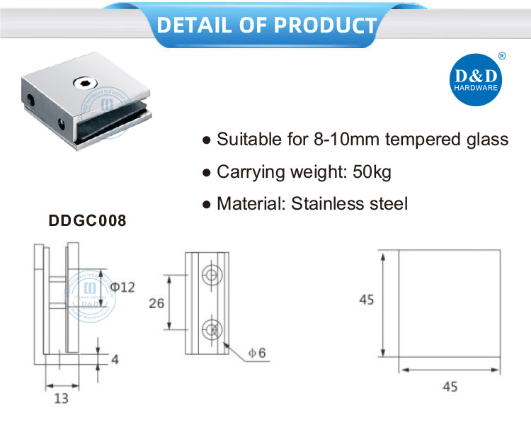 bathroom glass hardware