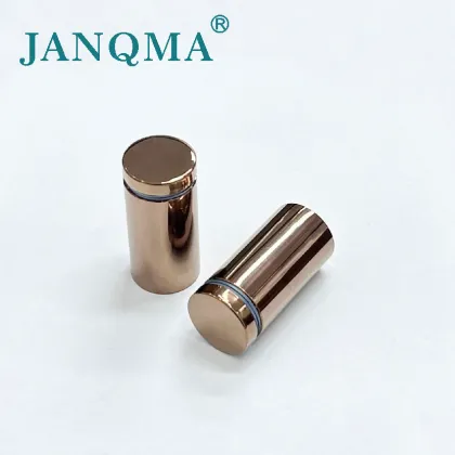 glossy rose gold stainless steel hollow advertising screw