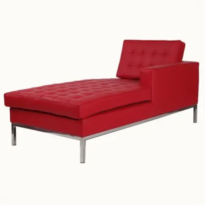 knoll leather corner sofa