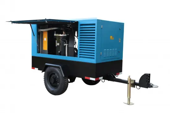 Road Building Portable Screw Air Compressors