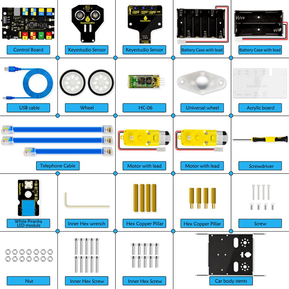 Keybot Eng Keystudio Keybot : Arduino Stem Robotics Ir 무선 원격 키트, Bossgoo.com의 고품질 ...