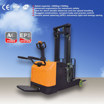 CQD10E CQD15E Orange Color Battery Operated Reaching Truck