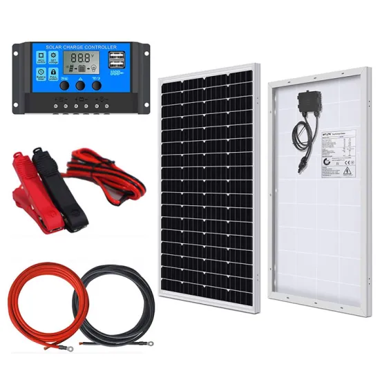 DEMUDA Wholesale 10A Battery Controller with Monocrystalline Solar Panel Kit for Off Grid Systems