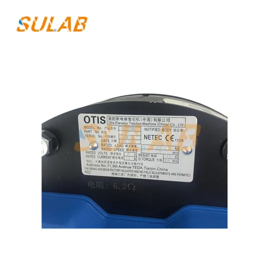 Original OT Elevator and Escalator Parts: TAA27076AAN & TBA27076AAN, Including Traction Machines and Brakes with Steel Belts