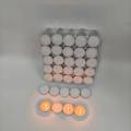 100pack pressed white tealight wax candles