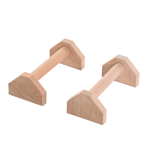 Soporte de barras push up de madera antideslizante