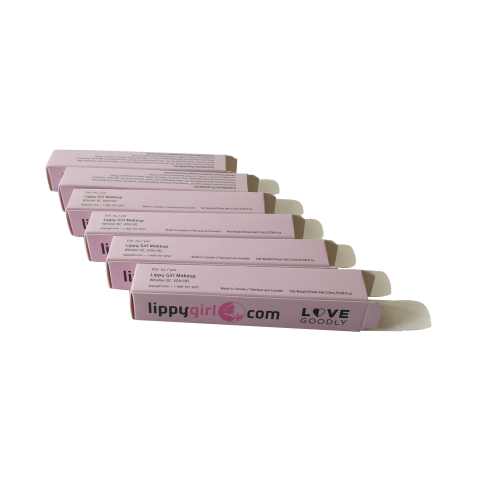 Custom Pink Lip Gloss Paper Boxes