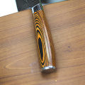 Couteau professionnel japonais de Damas de 9,5 pouces