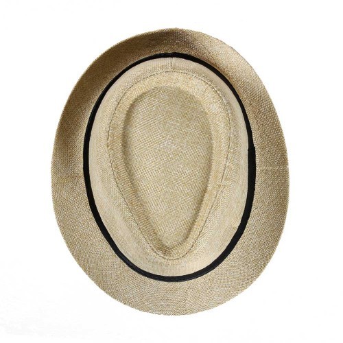 Men Straw Hat Linen Sun Protective Foldable Breathable Casual Cap for Summer JAN88