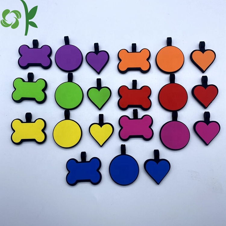 Custom Logo Factory Wholesale Silicone Pet ID Tag