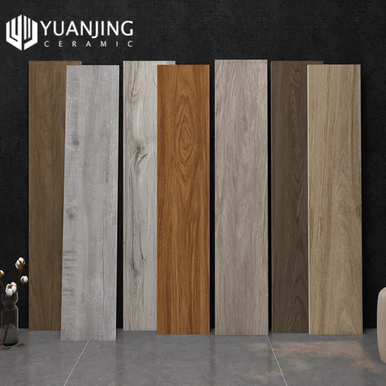 Full-Body Straight Edges Wood Grain 200x1200mm Floor Tiles - Ideal for Living Rooms and Bedrooms