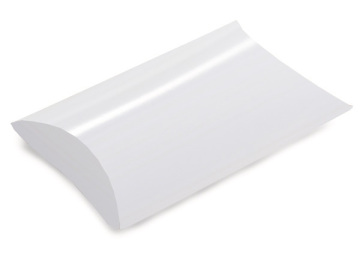 Wholesale custom printing white kraft paper pillow box