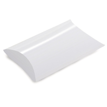 Wholesale custom printing white kraft paper pillow box