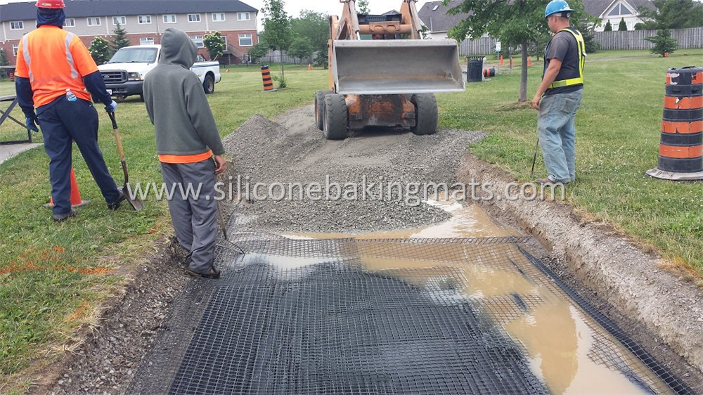 Biaxial Geogrid Road Construction