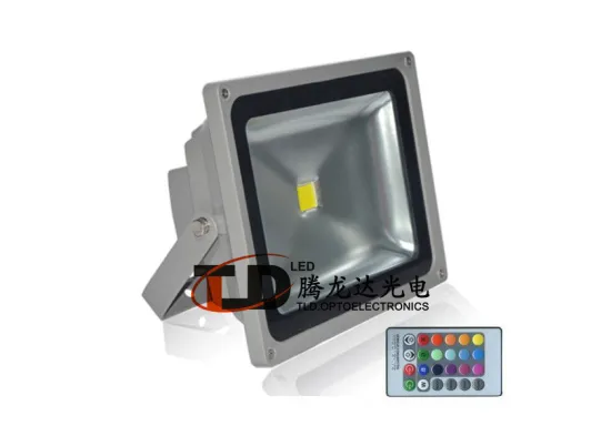 50watt Outside Rgb Led Flood Lights Tunnel Light For Gymnasium , Gas Station , Square