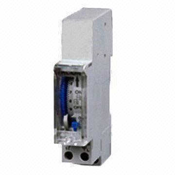 Timer Switch, Din Rail, 24-hour Mechanical with Power Reserve
