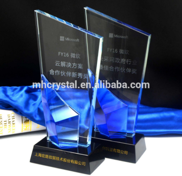 Blue,Amber Crystal Award Trophies MH-J0839