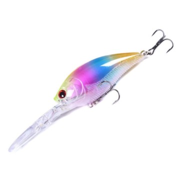 Runntoo 12,5cm 20,5g Artificiel Saltwater dur Deep Diving Minnow Wobbler Lure