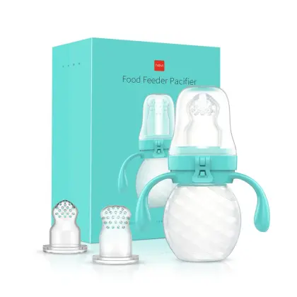 Portable Soft Baby Silicone Squeeze Fruit Pacifier