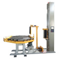 Pallet stretch wrapping machine with video