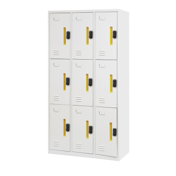 9 door clothing steel locker