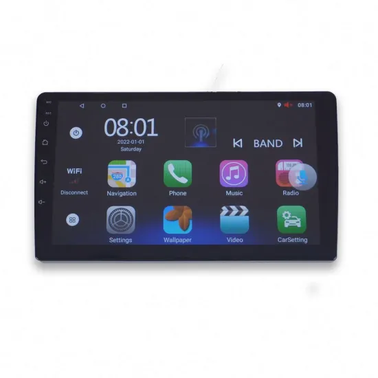 Octacore Car DVD Player with Android 13 System and Wireless Charging