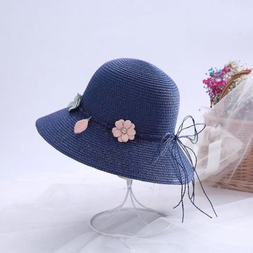 Women's Large Brim Straw Sun Hat for Summer Sun Protection