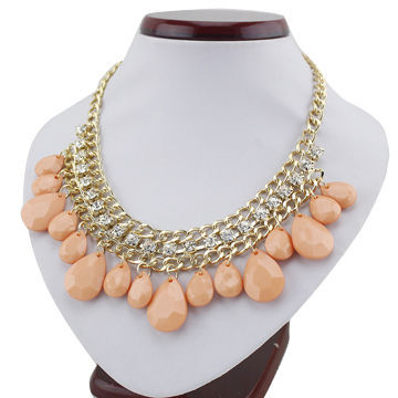 Gold plated fashion charm necklacesNew