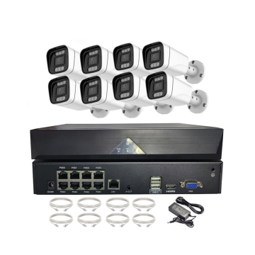 UYC di alta qualità UYC 4MP POE IP impermeabile CCTV P2P Monitoraggio NVR KIT