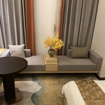 Modern Hotel Furniture Supplier: Twin Beds and Bedroom Sets for 3-5 Star Hotels