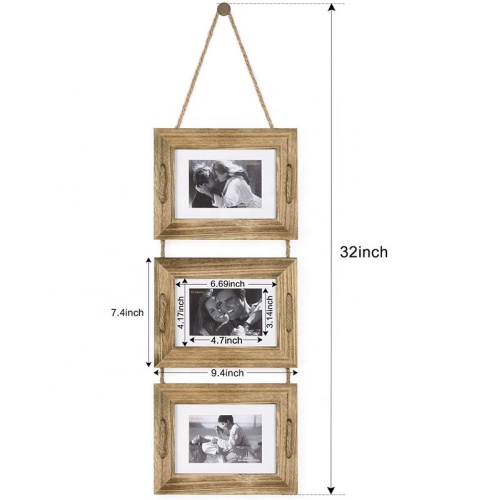 Wood Picture Frame photo frame wood 3 pcs/Set