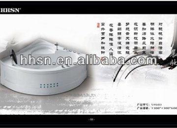 Bathtub with massage