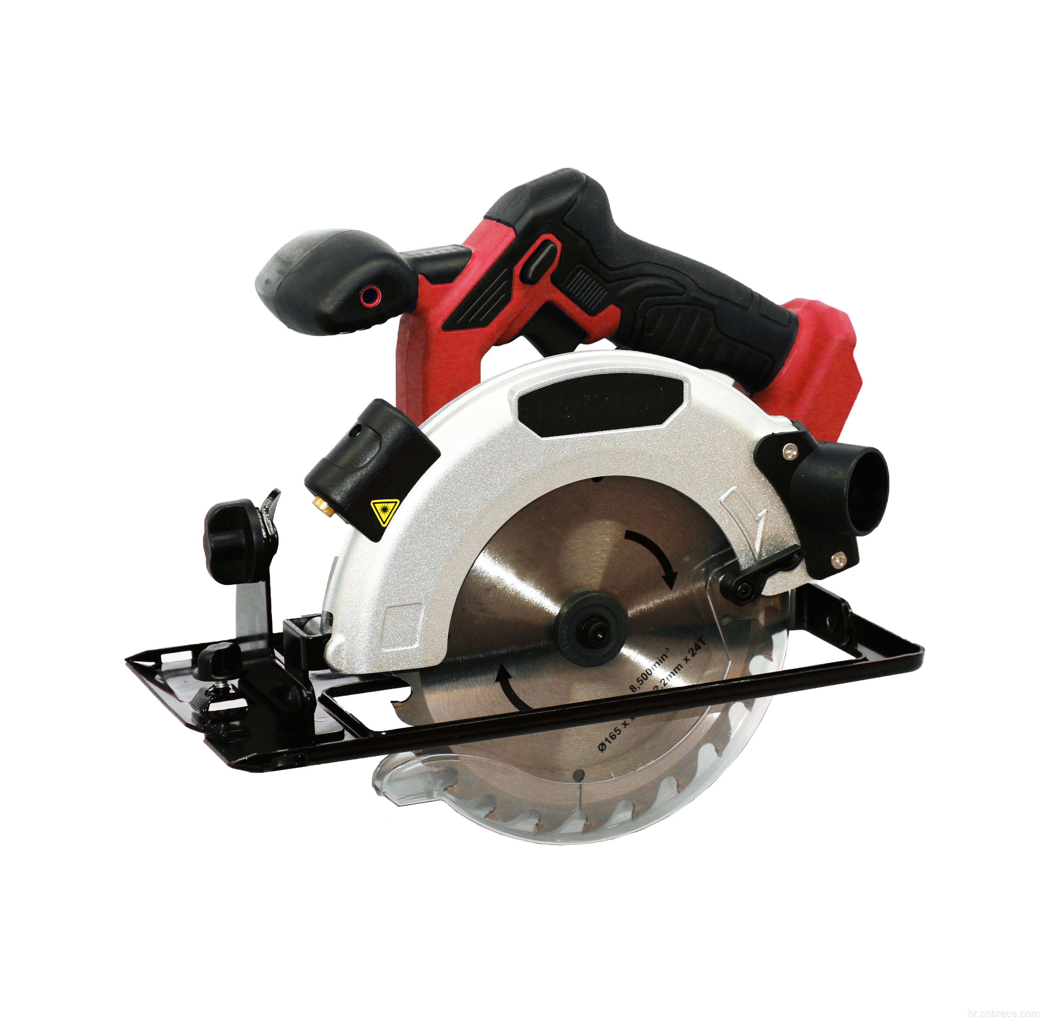 20V moć baterije 165 mm bežična kružna pila za drvo