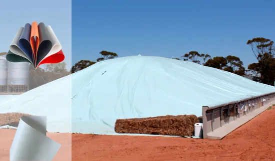 PVC Free Grain pile storage cover fabric