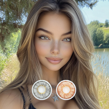 Fresh color contact lenses big diameter colorful lenses