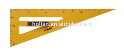 Plastic triangle ruler,plastic teaching ruler with removable handle