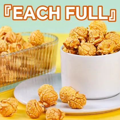 Multi-Flavored Rainbow Popcorn: Popular Snack Food Imported from China