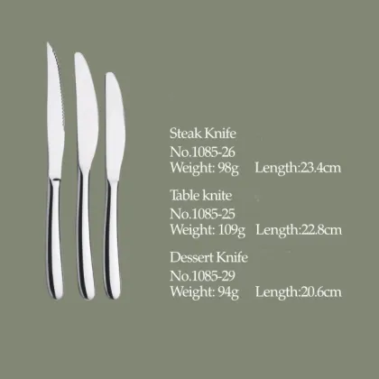 1085 Series Modern Tableware Stainless Steel Cutlery