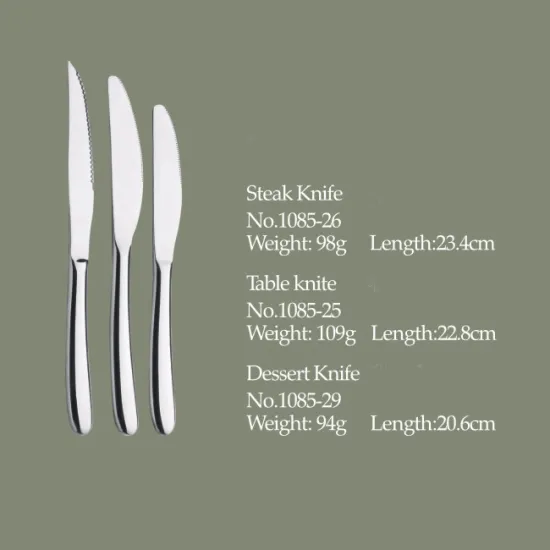 1085 Series Modern Tableware Stainless Steel Cutlery