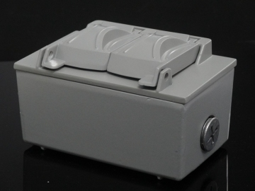 Electrical iron floor socket box connection wall box with nema receptacle