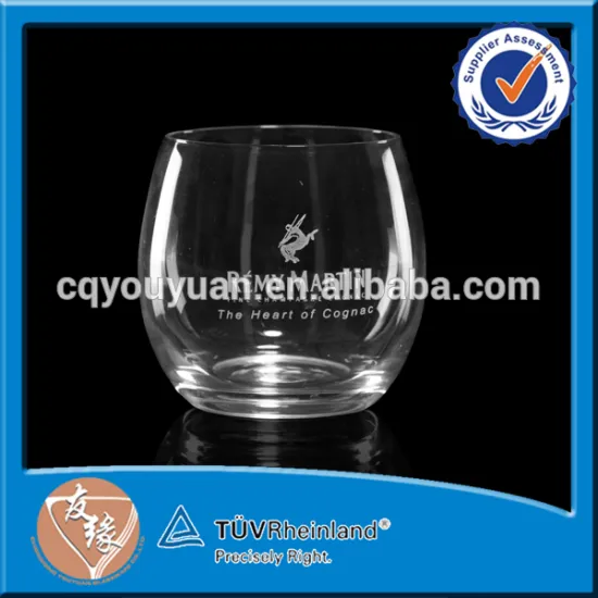 Unique Design 1.5oz Food Grade Round Whisky Glass Snifter