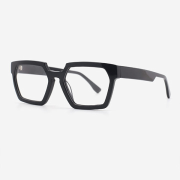 Irregular Square Acetate Male Optical Frames 23A3159