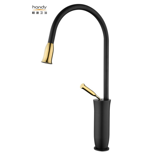 Single Lever Brass Deck Mounted Kitchen Faucet